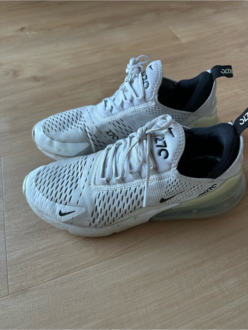Nike Air Max 270 White with Black Accents